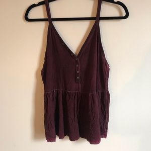 American eagle Maroon tank top